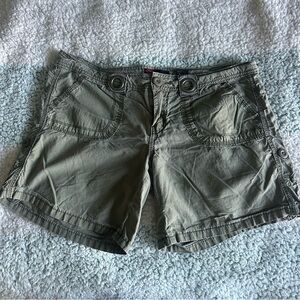 Y2K Buffalo David Bitton Green Shorts